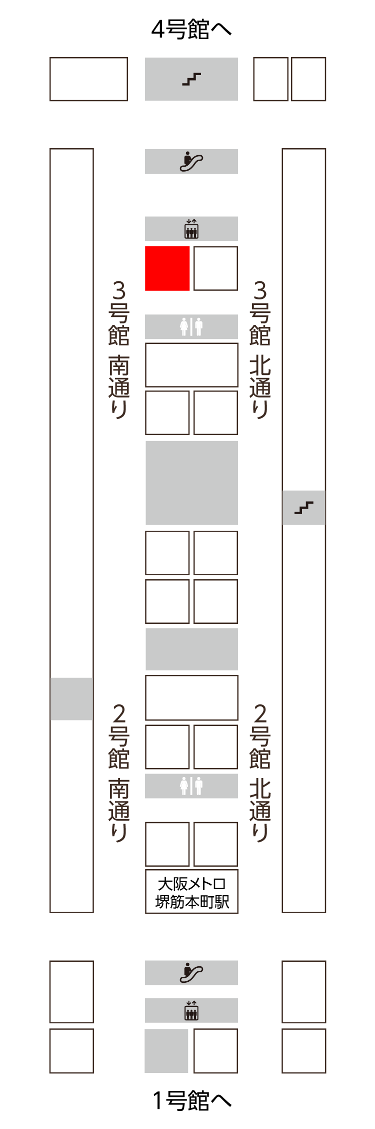 3号館 南通り