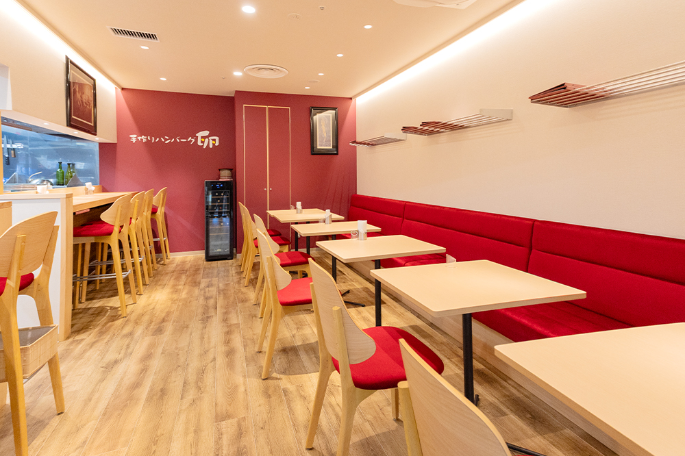 手作りハンバーグ 卵